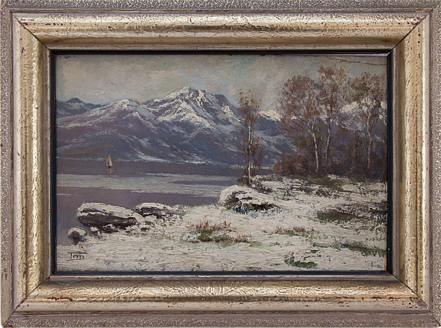 gian carlo torri: Neve sul lago d'Iseo